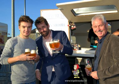 Tripel Trezeke en de Ideale Wereld maakten een fijne dag van de opening van de Gulden Hashtag Walk of Fame in Geetbets